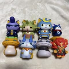 妖怪ウォッチ　ソフビシリーズ　7体セット　プラスフユニャンのサムネイル