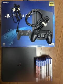 PlayStation 4 Pro 1TB 本体 ソフト付き(まとめ売り)のサムネイル