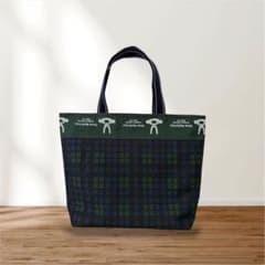 ハンドメイド トートバッグ チェック柄のサムネイル