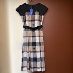 ブルーレーベル クレストブリッジ チェック トレンチ ビスチェ