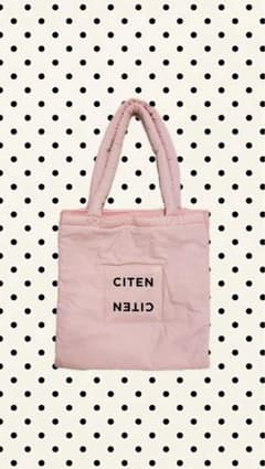 CITEN パデッド トートバッグ ピンクのサムネイル
