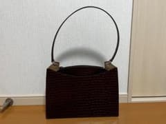 希少・美品】BALLY バリー ハンドバッグ 総柄 Bロゴ エンボス レザー 