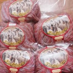 アルパカ50%ダイヤモンド毛糸 ダイヤアルパカ段染 5玉セット