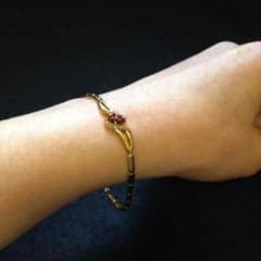 18K ルビーブレスレット♡メレダイヤ付のサムネイル