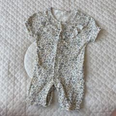 Cottoli ロンパース 50-60cm 花柄 フリルのサムネイル