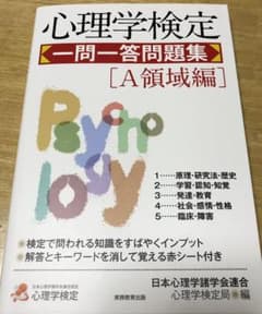 心理学検定 一問一答問題集[A領域編]のサムネイル