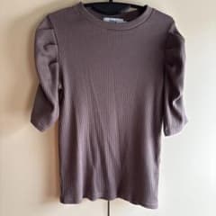 AZUL by moussy ブラウン 半袖Tシャツ Mのサムネイル