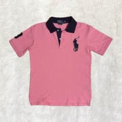 レア美品 ビックポニー ポロ ラルフローレン 半袖 シャツ ピンク