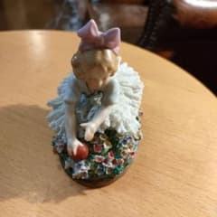 sitzendorferジッツェンドルファ レースドール 陶器人形 ドイツ 希少