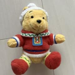 東京ディズニーリゾート限定 プーさん ぬいぐるみバッジ クリスマスのサムネイル