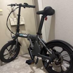 ERWAY 電動自転車 a01lite ブラック ジャンク品【引き取り限定