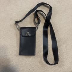 最終値下げ Vivienne Westwood スマホショルダーバッグ ブラック 