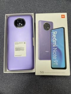 Xiaomi Redmi Note 9T 5G パープル 本体のサムネイル
