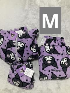 쿠로미 마이크로 총 무늬 룸웨어 3점 세트 M 동키 한정 일본 한정