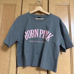 BLACKPINK BORN PINK WORLDTOUR 티셔츠 짧은 길이