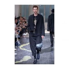 最終値下げ ヨウジ オム 16ss デッサンロゴギャバジャケのサムネイル