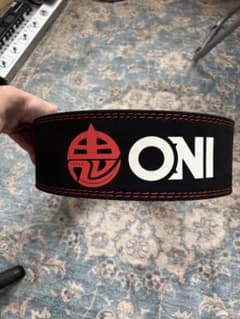 小蝿様 ONI トレーニングベルト パワーベルト フックバックル 13mm