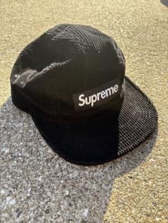 Supreme コーデュロイ ブラックキャップのサムネイル