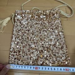 ゴールド系スパンコールポシェットのサムネイル