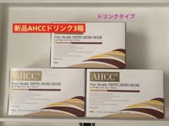 新品未開封AHCCドリンク3箱 ピュアヘルス - メルカリ