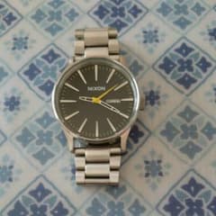 【美品】ニクソン　Nixon　THE SENTRY SS 黒黄のサムネイル