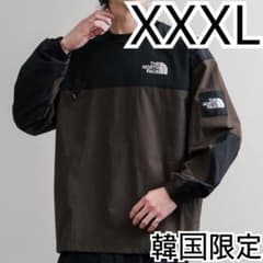 XXXL＊アルバニークルーネック ブラウン 黒＊ロンT＊ノースフェイス