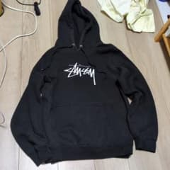 Stüssy ブラック フード付きパーカーのサムネイル