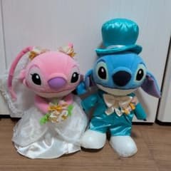 スティッチ エンジェル ウェディング ぬいぐるみ 2体セットのサムネイル