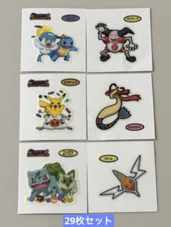 29枚セット ポケモンパン デコキャラシールセット - メルカリ