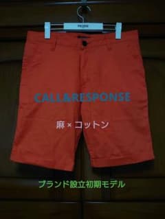 CALL&RESPONSE 麻 × コットン ハーフパンツのサムネイル