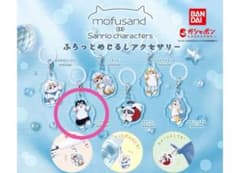 mofusand×サンリオ ふらっとめじるしアクセサリー バッドばつ丸のサムネイル