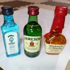 ミニボトル 3本セット ウイスキー ジン - メルカリ