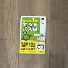 未使用に近い　英検準1級でる順パス単 : 文部科学省後援のサムネイル