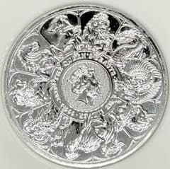 2021年 イギリス クイーンズビースト コンプリーター 銀貨 NGC MS69のサムネイル