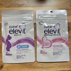 エレビット 植物性DHA 葉酸DHAサプリ 30日分 2袋セット　セット割のサムネイル