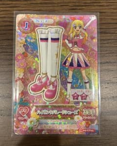 Aikatsu Card: High Pink Parade Shoes