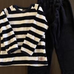 ボーダーフリースパジャマ　１４０のサムネイル