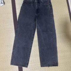 GU デニムパンツ ブラック 30インチのサムネイル