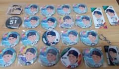 WBC ワールドベースボールクラシック　缶バッチ　ステッカーセットのサムネイル