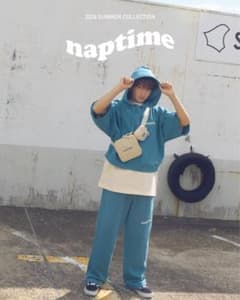 Naptimeナップタイム スウェットプルオーバーパンツセットアップ Naptime 26SS スウェットパンツ BLUE ブルー ショッパー付 - メルカリ