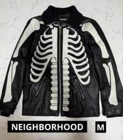 売り切り NEIGHBORHOOD BONES レザージャケット - メルカリ