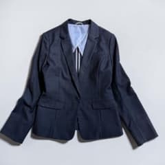 SUIT SELECT 11AR 테일러드 재킷 네이비 체크 날씬한