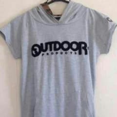 OUTDOOR半袖ロングパーカーチュニックのサムネイル