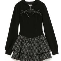 BUBBLES バブルス チェックパーカーワンピース - メルカリ