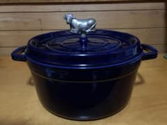 ストウブ鍋26cm LA COCOTTE ネイビーブルー 両手鍋 ストウブ鍋26cm LA COCOTTE ネイビーブルー 両手鍋 - メルカリ