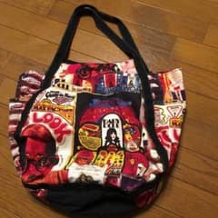 トートバッグ 大きめ ロックテイストのサムネイル