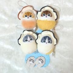 mofusand　カキにゃん　BIGぬいぐるみ　と　ぷにゃぷにゃマスコット mofusand カキにゃんぷにゃぷにゃマスコット 全4種セット - メルカリ