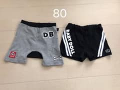 ベビードール  男の子 ハーフパンツ 80のサムネイル