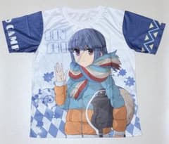 ゆるキャン△ 志摩リン フルグラフィックTシャツのサムネイル