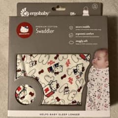 【新品未使用品】Hello Kitty Swaddler おくるみ 0M+のサムネイル